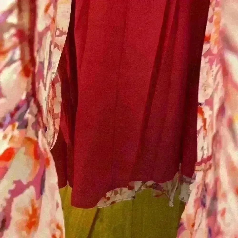 Ba&sh Woman’s Ruffle Mini Dress-Diamond Fushia-Large. NWT - Picture 9 of 9